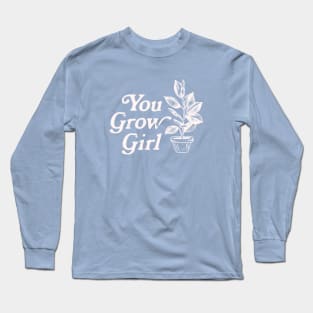 You Grow Girl - pink/cream Long Sleeve T-Shirt